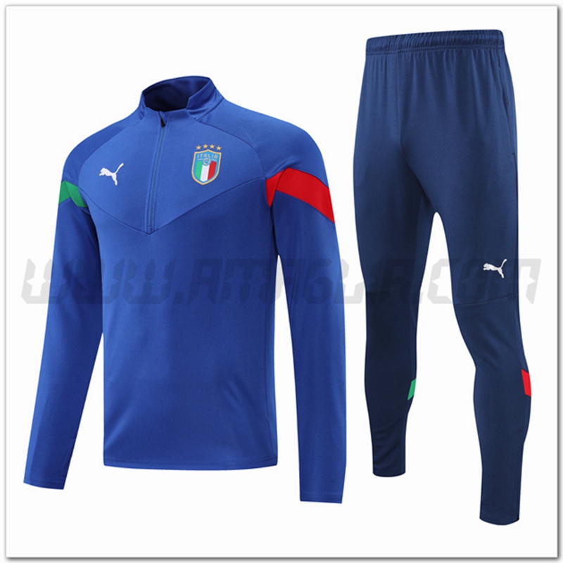 Tuta Allenamento Italia Blu 2022 2023