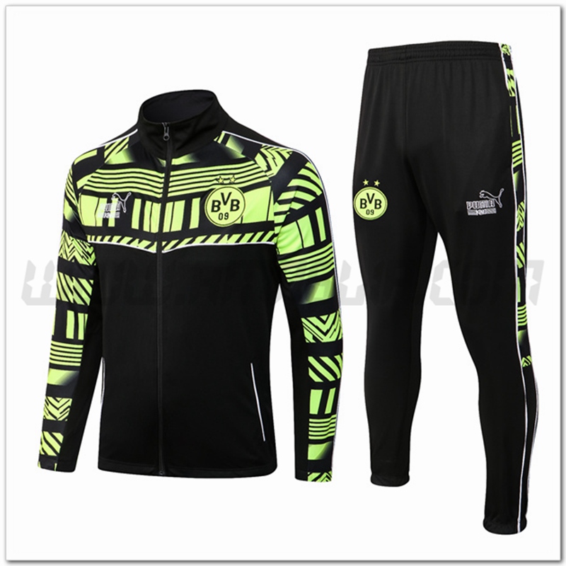 Tuta Giacca Allenamento Dortmund BVB Nero/Giallo 2022 2023