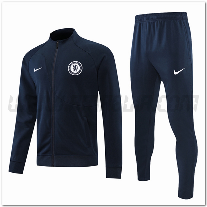 Tuta Giacca Allenamento FC Chelsea Nero 2022 2023