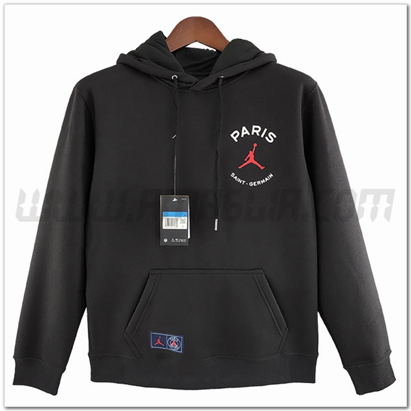 Felpa con Cappuccio Jordan PSG Nero 2022 2023