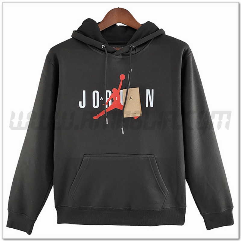 Felpa con Cappuccio Jordan PSG Nero 2022 2023 -02