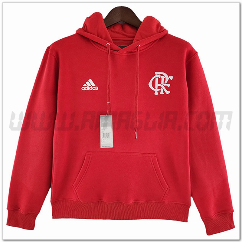 Felpa con Cappuccio Flamenco Rosso 2022 2023