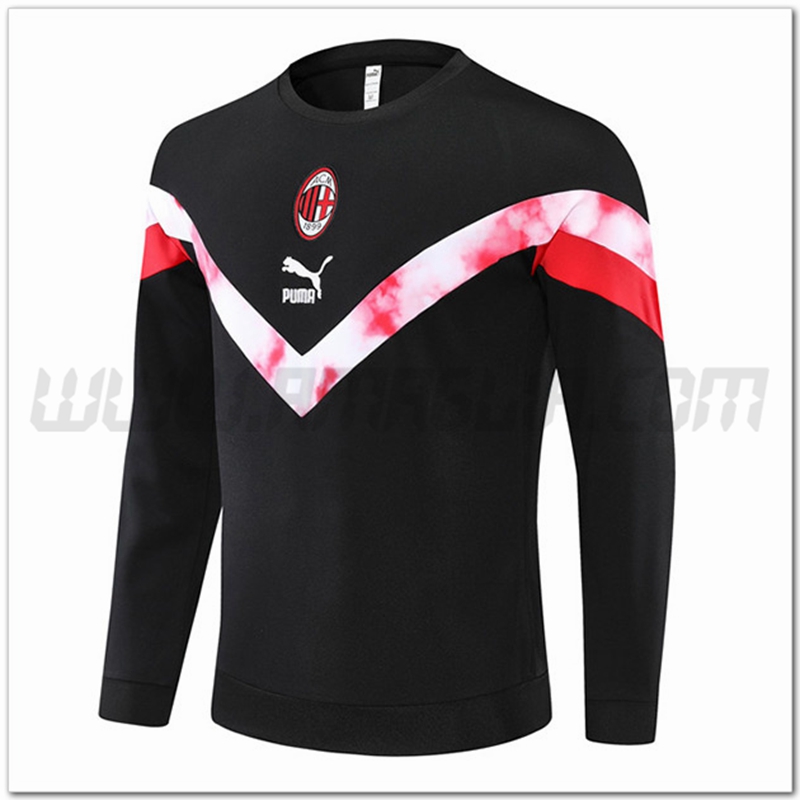 Felpa Allenamento AC Milan Nero 2022 2023