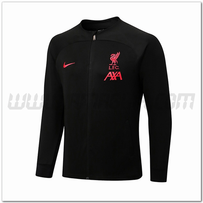 Giacca Calcio FC Liverpool Nero 2022 2023
