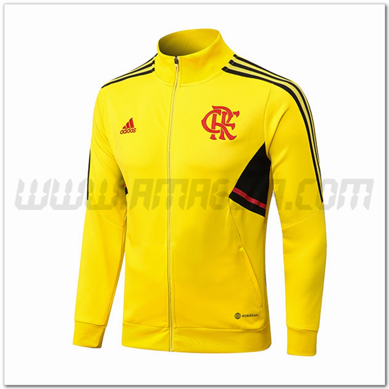 Giacca Calcio Flamenco Giallo 2022 2023