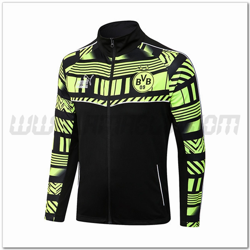 Giacca Calcio Dortmund BVB Nero/Giallo 2022 2023