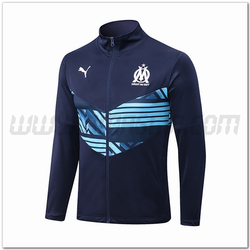 Giacca Calcio Marsiglia Blu Marino 2022 2023