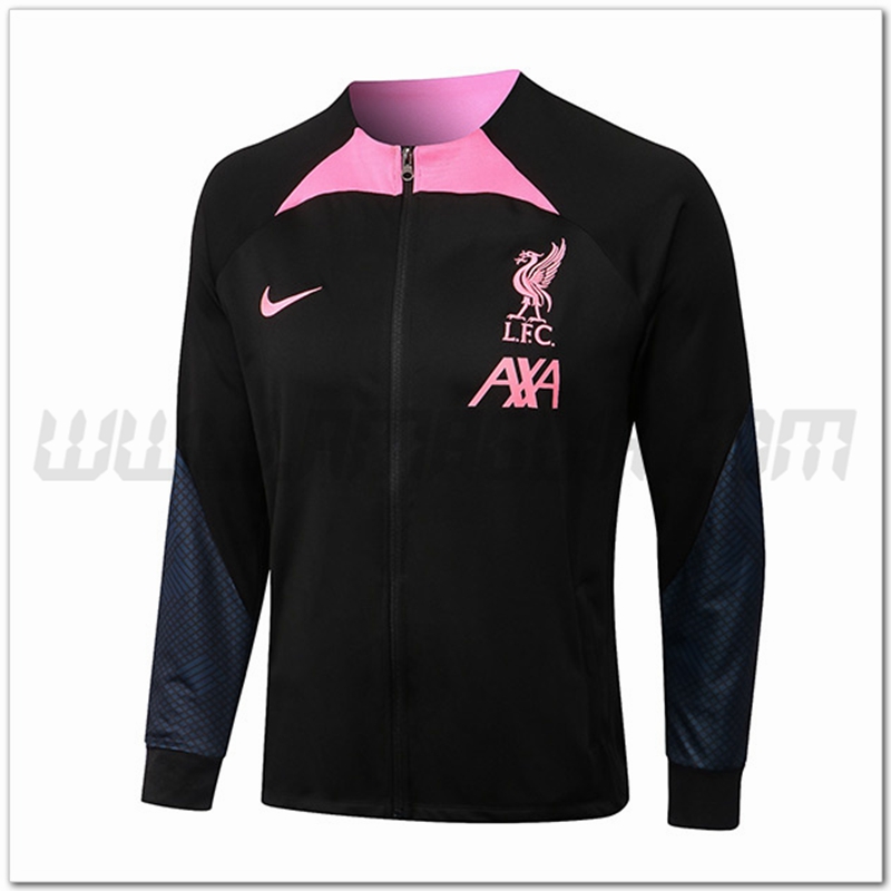 Giacca Calcio FC Liverpool Nero/Rosa 2022 2023