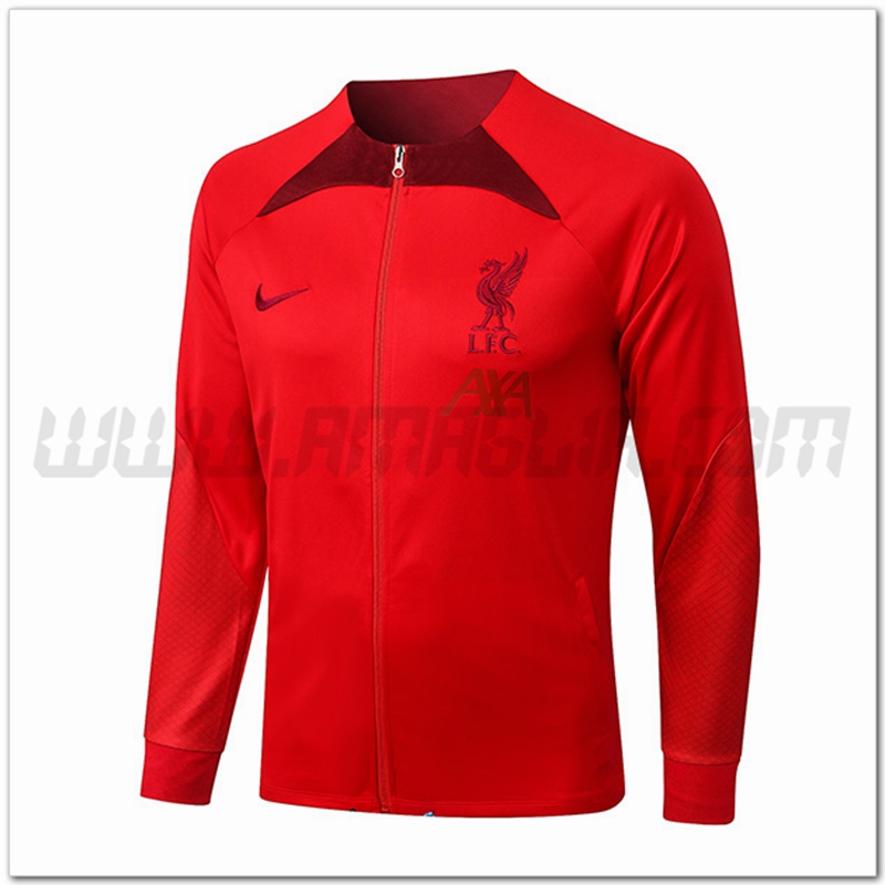 Giacca Calcio FC Liverpool Rosso 2022 2023