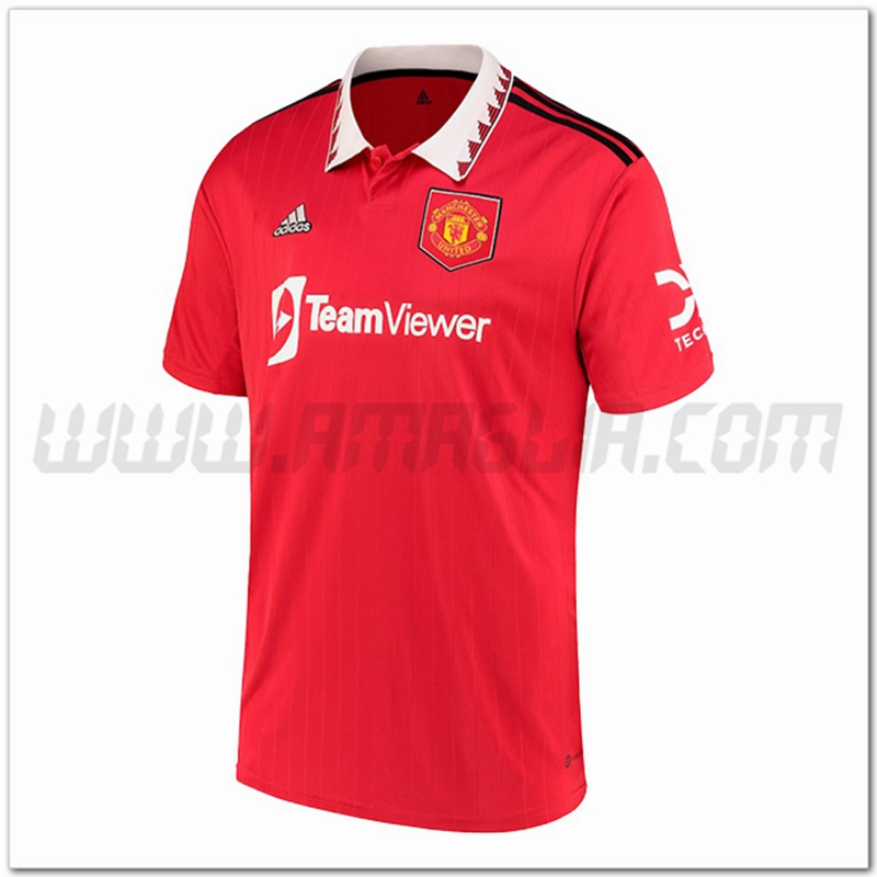 Manchester United Prima Nuovo Maglia 2022 2023 Rosso