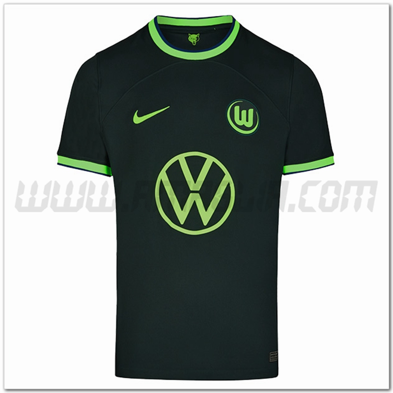 Vfl Wolfsburg Prima Nuovo Maglia 2022 2023 Nero