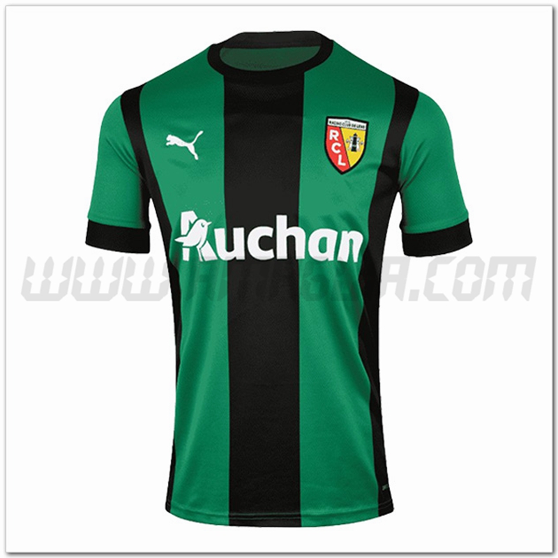RC Lens Seconda Nuovo Maglia 2022 2023 Verde Nero