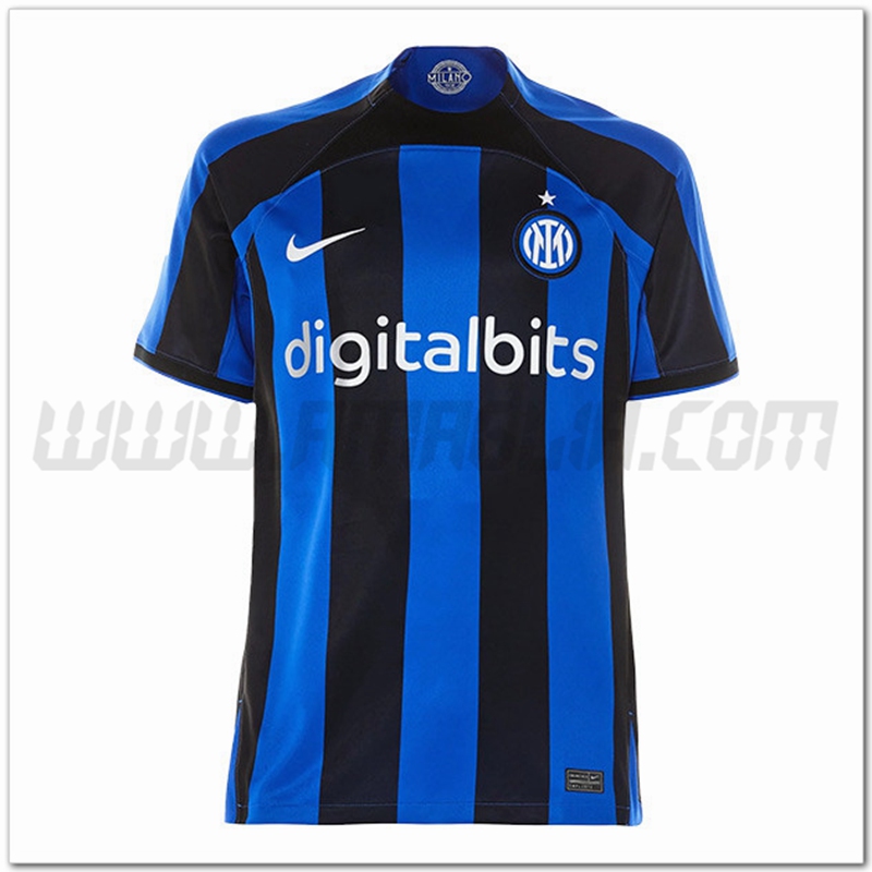 Inter Milan Prima Nuovo Maglia 2022 2023 Blu Nero