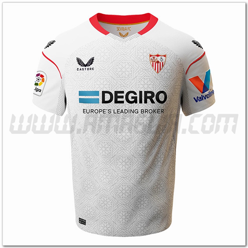 Sevilla FC Prima Nuovo Maglia 2022 2023 Bianco