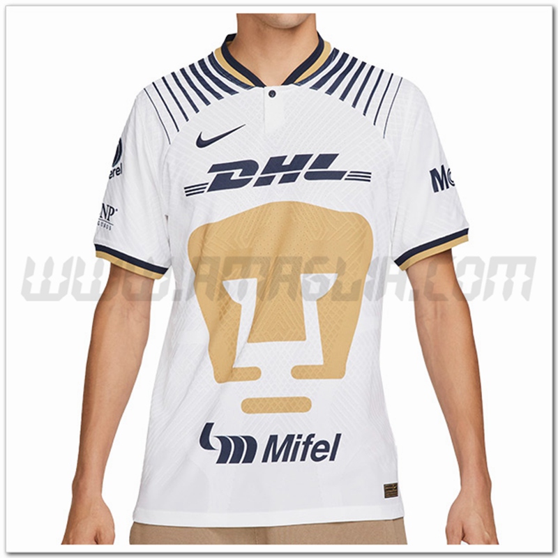 Pumas UNAM Prima Nuovo Maglia 2022 2023 Bianco
