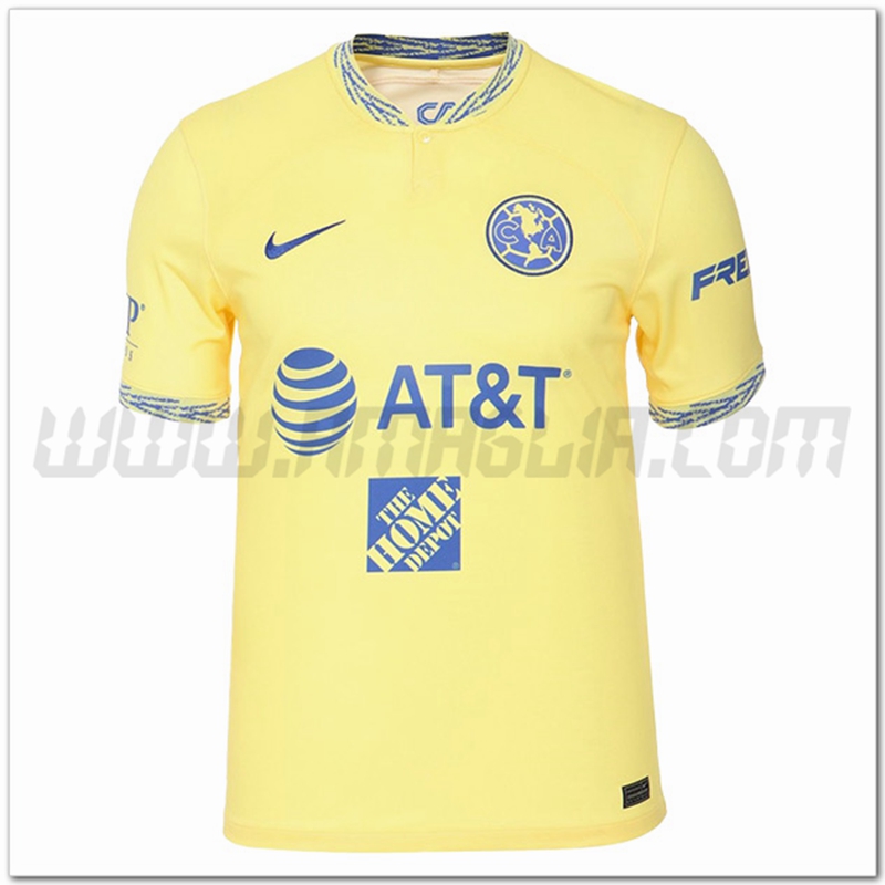 Club America Prima Nuovo Maglia 2022 2023 Giallo