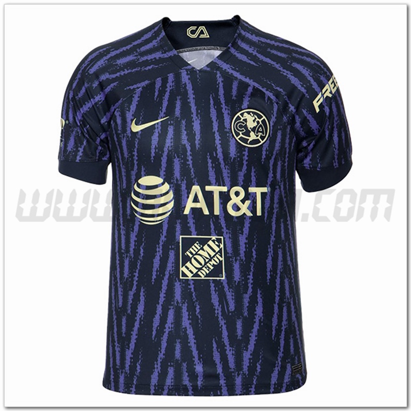 Club America Seconda Nuovo Maglia 2022 2023 Viola Nero