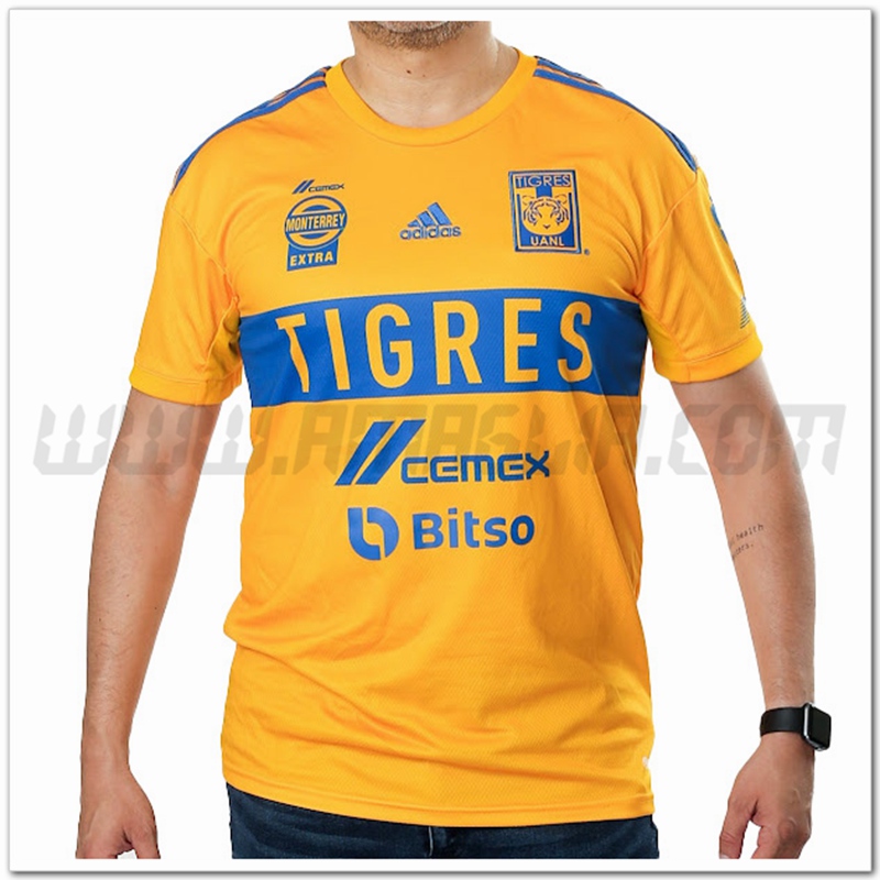 Tigres UANL Prima Nuovo Maglia 2022 2023 Giallo