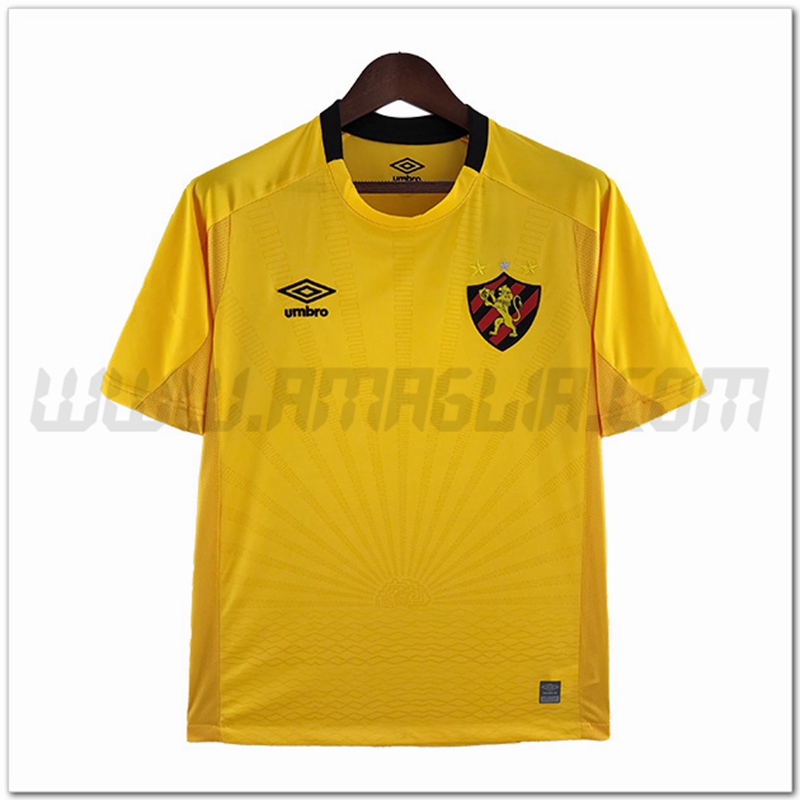 Nuovo Maglia Portiere Sport Recife 2022 2023 Giallo