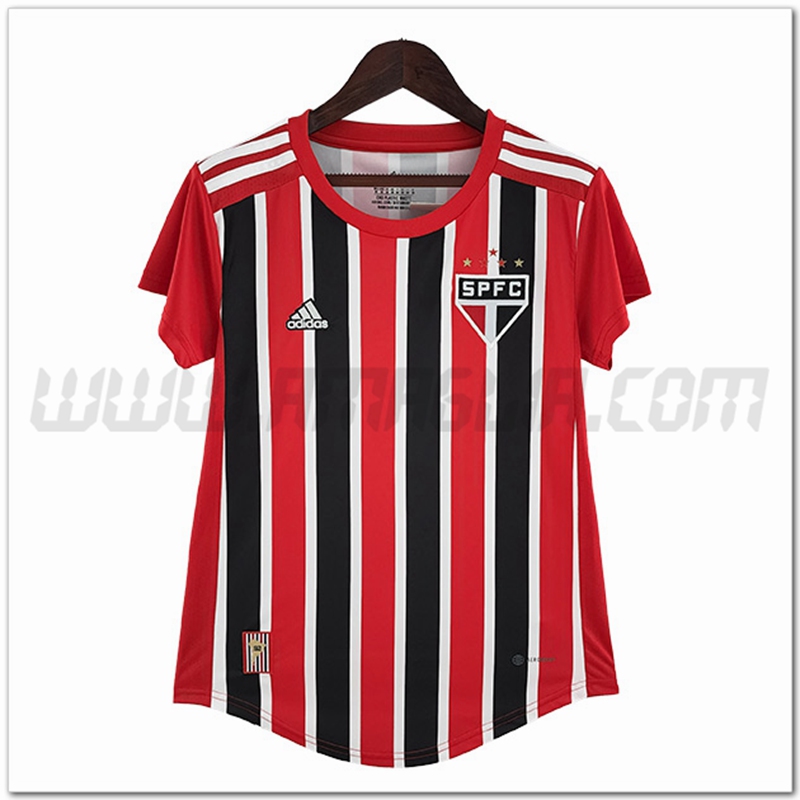 Sao Paulo FC Prima Maglia 2022 2023 Rosso Nero