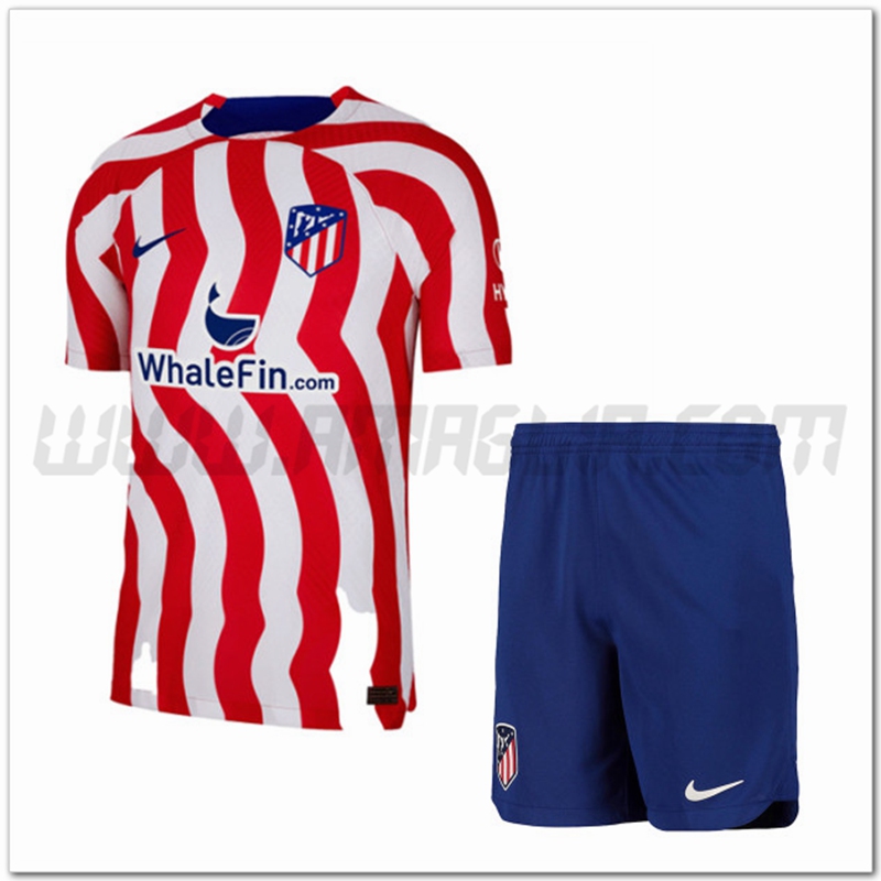 Kit Maglia Atletico Madrid Prima + Pantaloncini 2022 2023