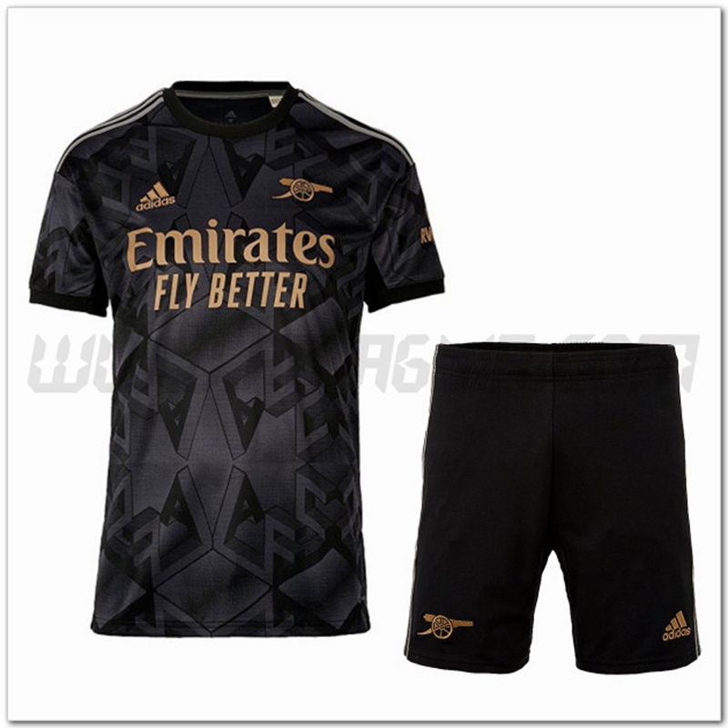 Kit Maglia Arsenal Seconda + Pantaloncini 2022 2023