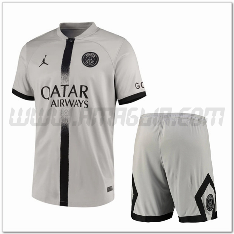 Kit Maglia PSG Seconda + Pantaloncini 2022 2023