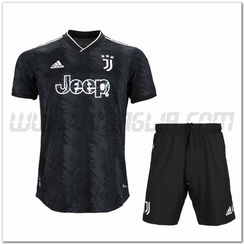 Kit Maglia Juventus Seconda + Pantaloncini 2022 2023