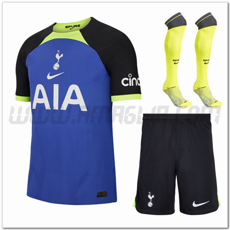 Kit Maglia Tottenham Hotspurs Seconda (Pantaloncini + Calzini) 2022 2023