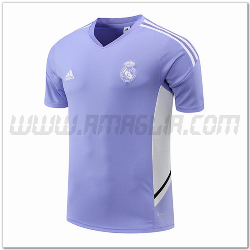 Maglia Allenamento Real Madrid Viola 2022 2023
