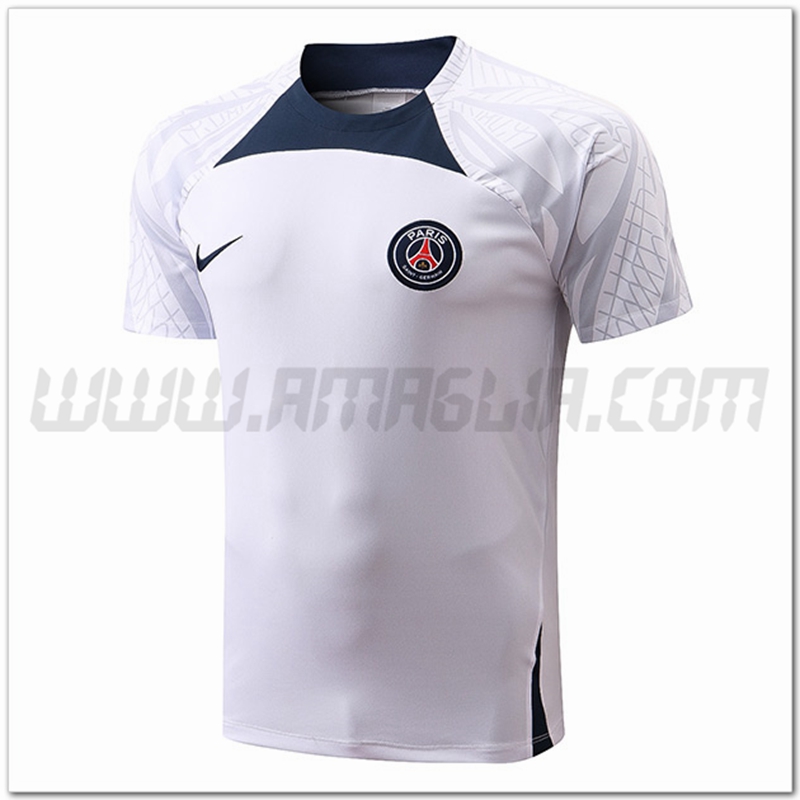 Maglia Allenamento PSG Nero/Bianco 2022 2023