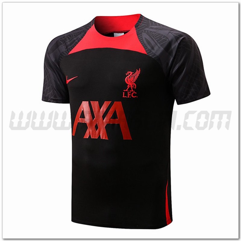 Maglia Allenamento FC Liverpool Rosso/Nero 2022 2023
