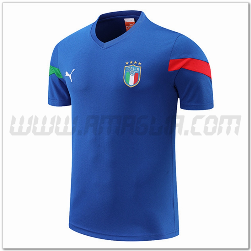 Maglia Allenamento Italia Blu 2022 2023