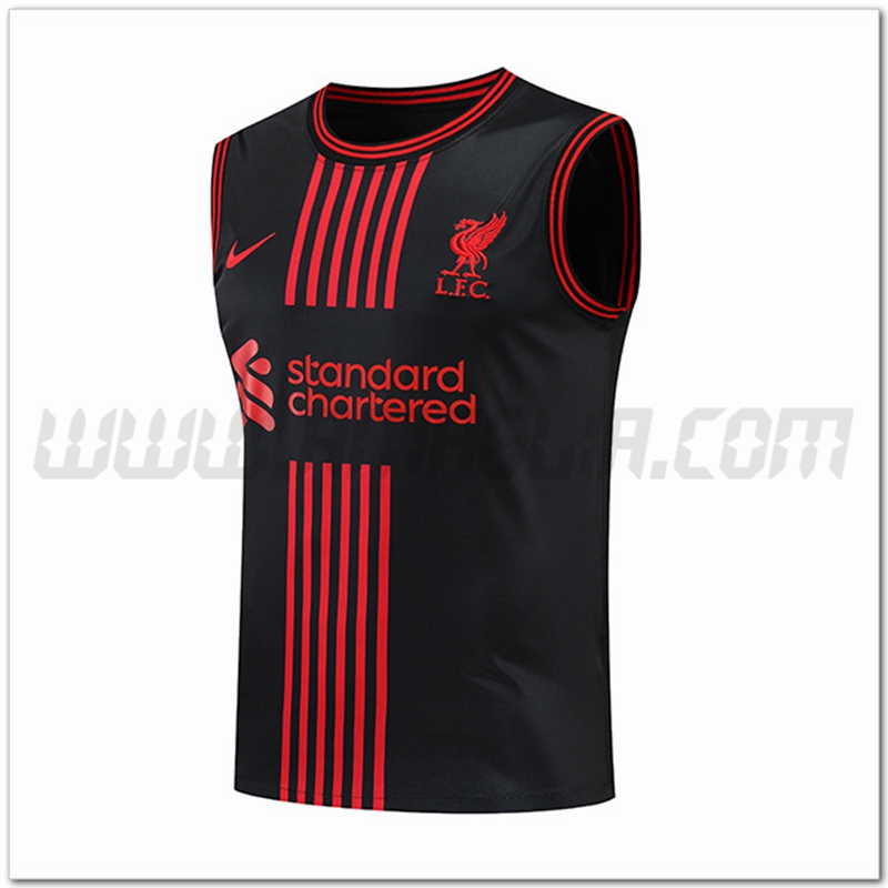 Canotta da Allenamento FC Liverpool Nero 2022 2023