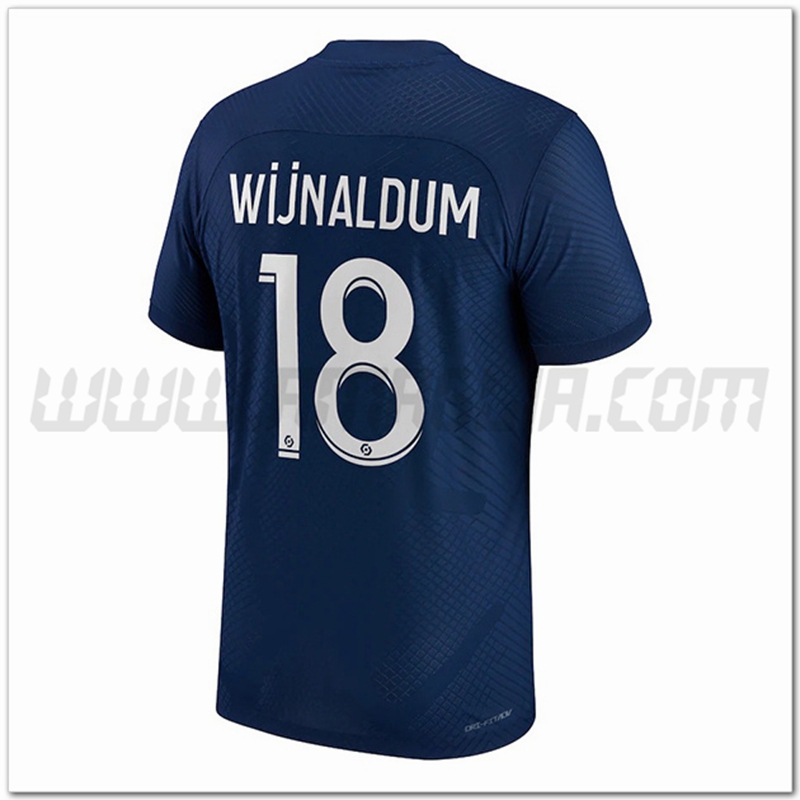 Prima Maglia WIJNALDUM #18 PSG 2022 2023