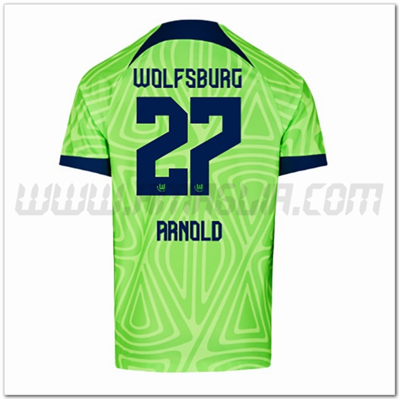 Prima Maglia ARNOLD #27 Vfl Wolfsburg 2022 2023