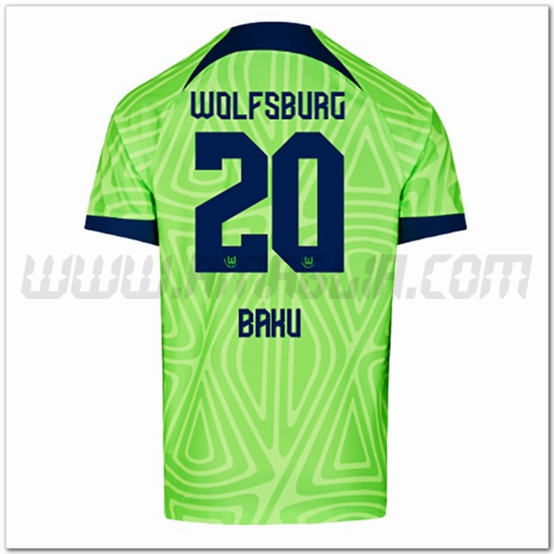 Prima Maglia BRHU #20 Vfl Wolfsburg 2022 2023