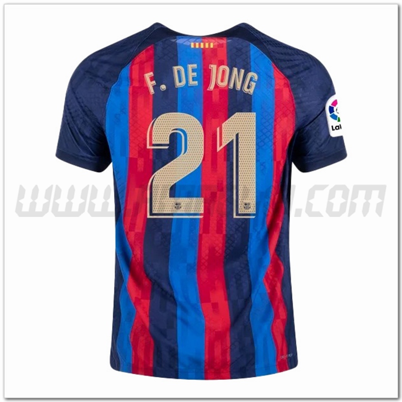 Prima Maglia F.DE JONG #21 FC Barcellona 2022 2023