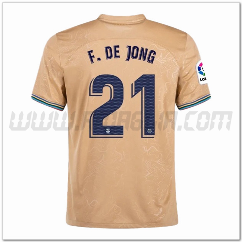Seconda Maglia F.DE JONG #21 FC Barcellona 2022 2023
