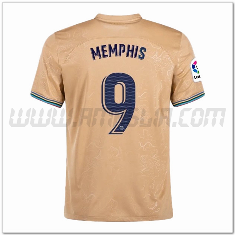 Seconda Maglia MEMPHIS #9 FC Barcellona 2022 2023