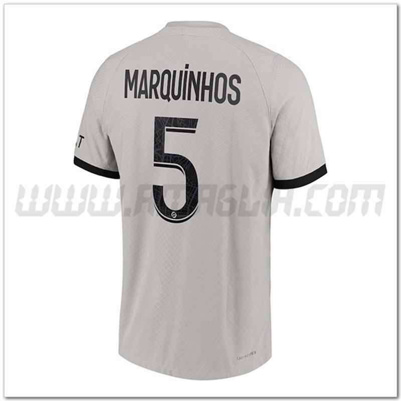 Seconda Maglia MARQUINHOS #5 PSG 2022 2023