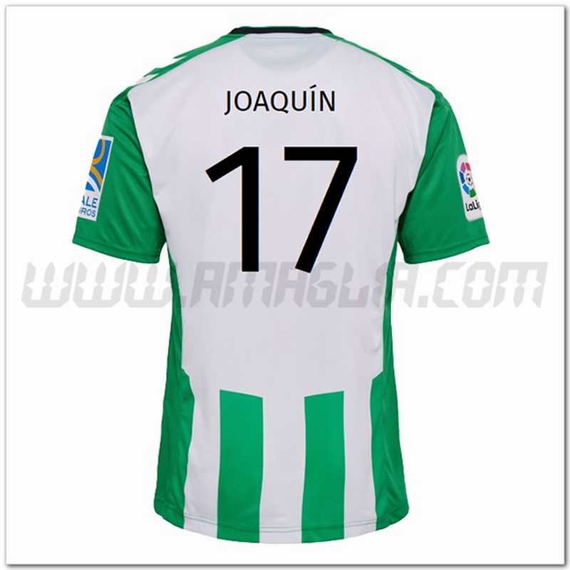 Prima Maglia JOAQU鑴 #17 Real Betis 2022 2023