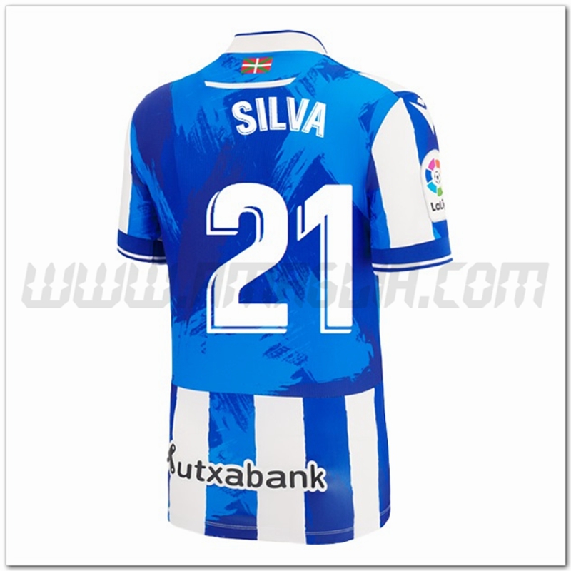 Prima Maglia SILVA #21 Real Sociedad 2022 2023