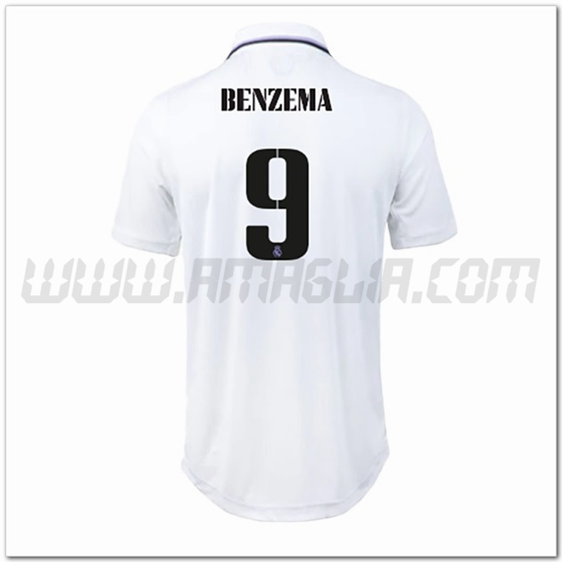 Prima Maglia BENZEMA #9 Real Madrid 2022 2023