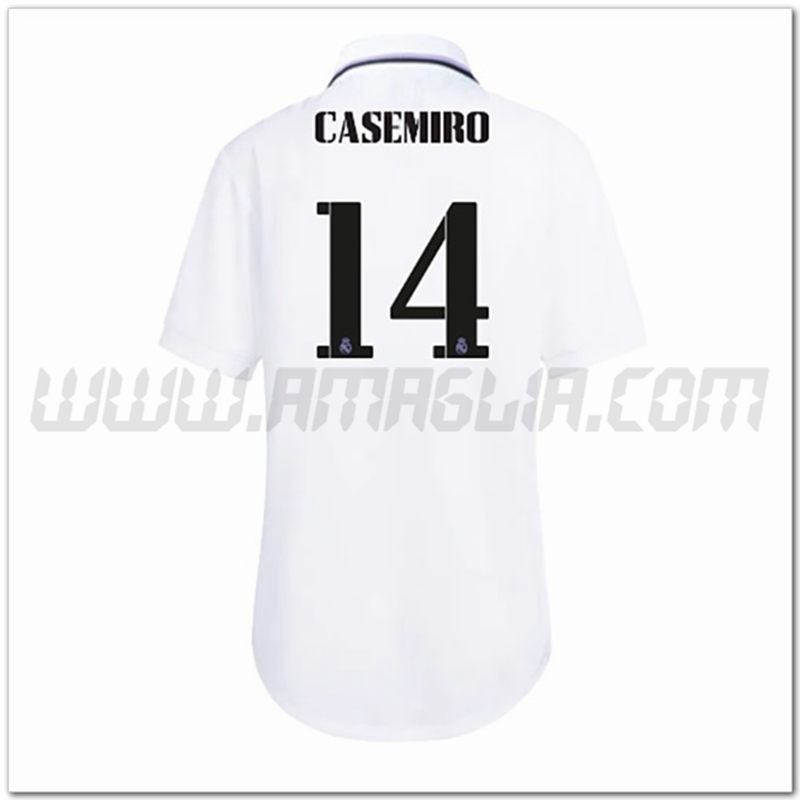 Prima Maglia CASEMIRO #14 Real Madrid 2022 2023