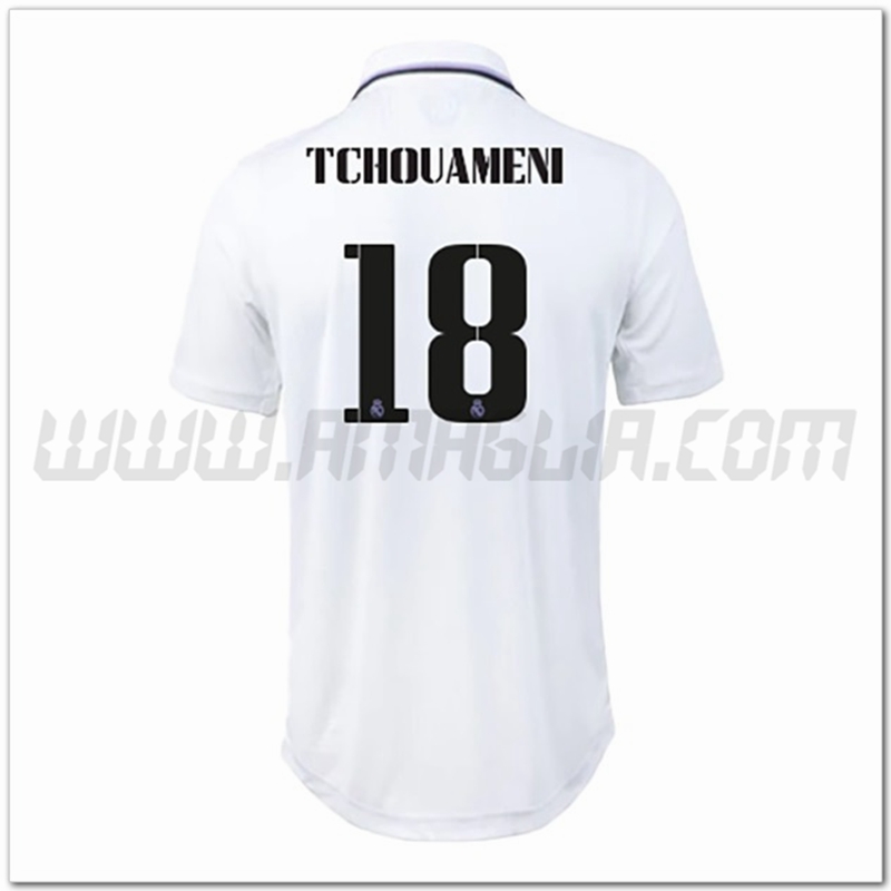 Prima Maglia TCHOUAMENI #18 Real Madrid 2022 2023