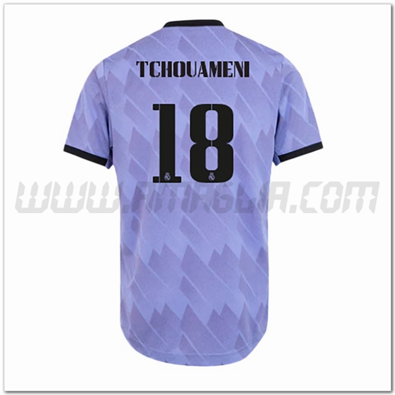 Seconda Maglia TCHOUAMENI #18 Real Madrid 2022 2023