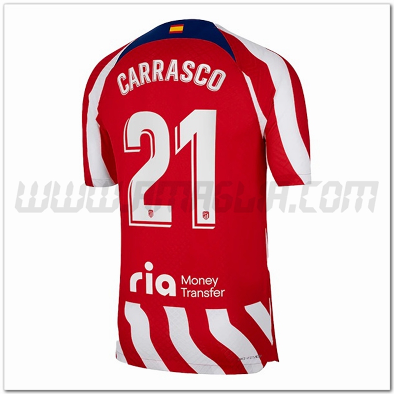 Prima Maglia CARRASCO #21 Atletico Madrid 2022 2023