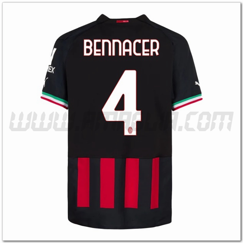 Prima Maglia BENNACER #4 AC Milan 2022 2023