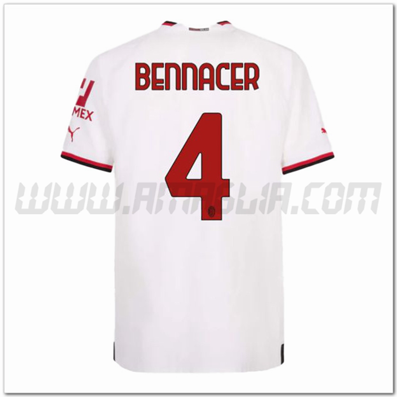Seconda Maglia BENNACER #4 AC Milan 2022 2023